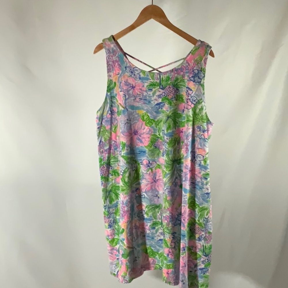 Floral Sleeveless Dress - Multicolor